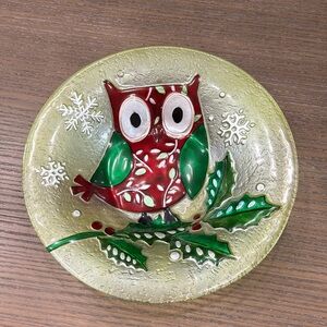 Glass Owl Bowl